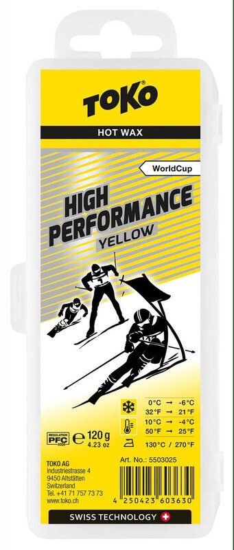 Парафин высокофтористый Toko High Performance yellow 120